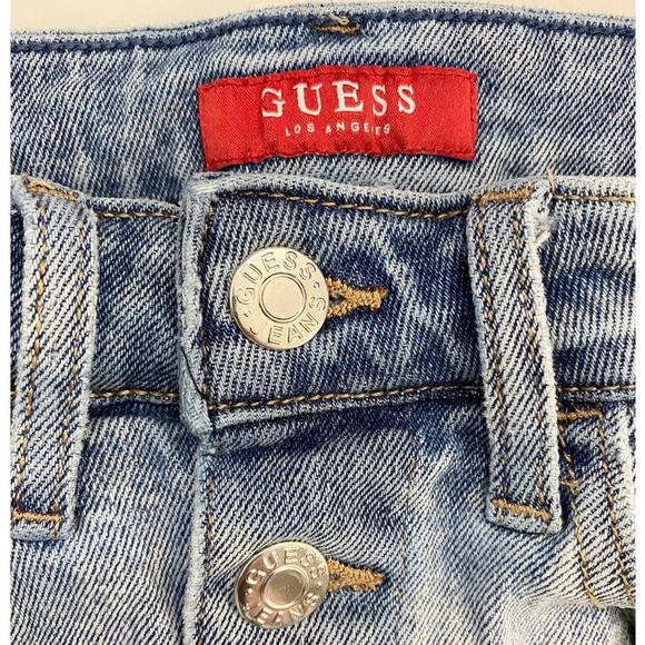 Guess Joanna’s MR Mini Skirt in Indigo Acid Skirt SZ S - Picture 11 of 11